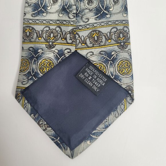 Looney Tunes Mania Hidden Bugs Bunny Neck Tie Cartoons 1995 Vintage Silver - Picture 6 of 8